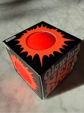 NWT NEE DOH ORANGE GLOW IN THE DARK BALL